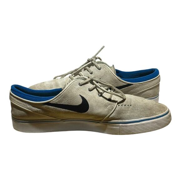 Nike SB Stefan Janoski Beige Suede Low Skateboarding Shoes Men's Size 11 - Picture 7 of 8